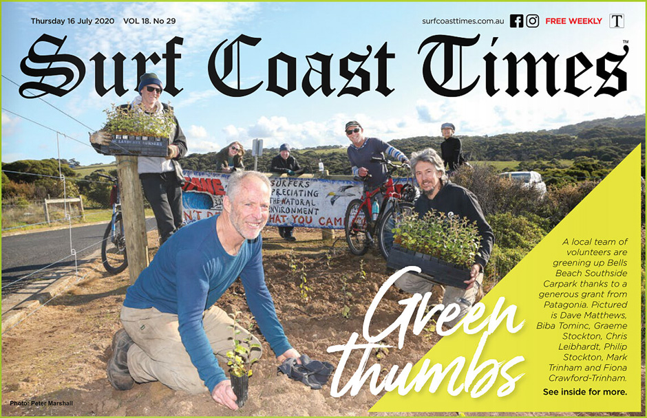 surf coast times 20200716 front page